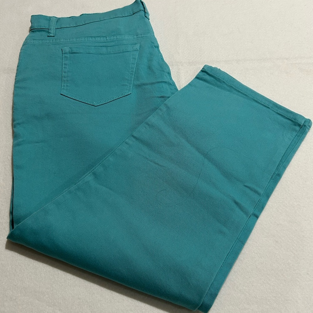 Gloria Vanderbilt aqua jeans